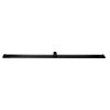 ALFI brand 59" Black Matte Stainless Steel Linear Shower Drain with Groove Holes