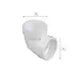 1-1/2 in. PVC DWV 90-Degree Hub x Hub Vent Elbow