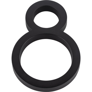 Atlas Homewares Modern Avalon #8 6 Inch Matte Black