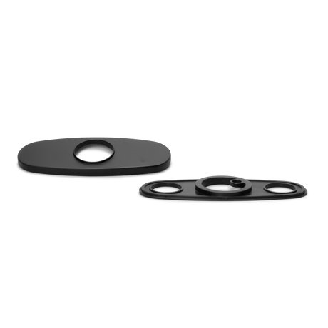 Pfister 961217B Deckplate for Pfirst Modern Single Control Faucet, Matte Black 961-217B