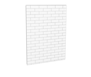 MAAX 103422-301-526 Utile 60 in. Composite Direct-to-Stud Back Wall in Metro Tux