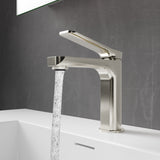 ANZZI L-AZ900BN Single Handle Single Hole Bathroom Faucet With Pop-up Drain in Brushed Nickel