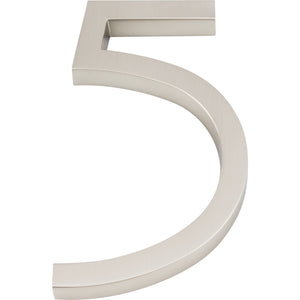 Atlas Homewares Modern Avalon #5 6 Inch Brushed Nickel