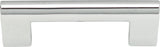 Atlas Homewares Round Rail Pull 3 Inch (c-c) Polished Chrome
