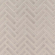 Portico pearl herringbone 11.3X12.56 glossy ceramic mesh mounted mosaic tile SMOT-PT-PORPEA-HB product shot multiple tiles angle view