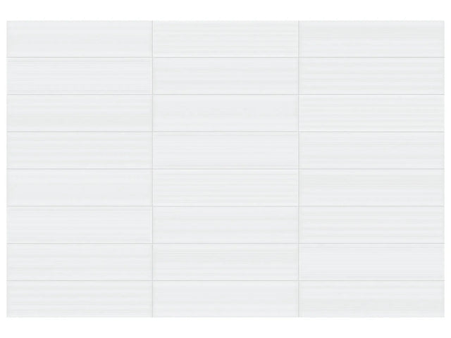 Anatolia Geometra 3X12 Divide Powder Glossy Ceramic Wall Tile 4000-0299-0 Powder Divide 3x12 - premium natural stone mosaic tile from Anatolia Tile, available at PoshHaus showroom in Keene, NH