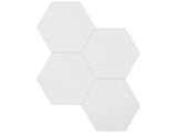 Anatolia Tile 6" Hex Teramoda Powder Glossy 4000-0254-0 Powder Hexagon - premium natural stone mosaic tile from Anatolia Tile, available at PoshHaus showroom in Keene, NH