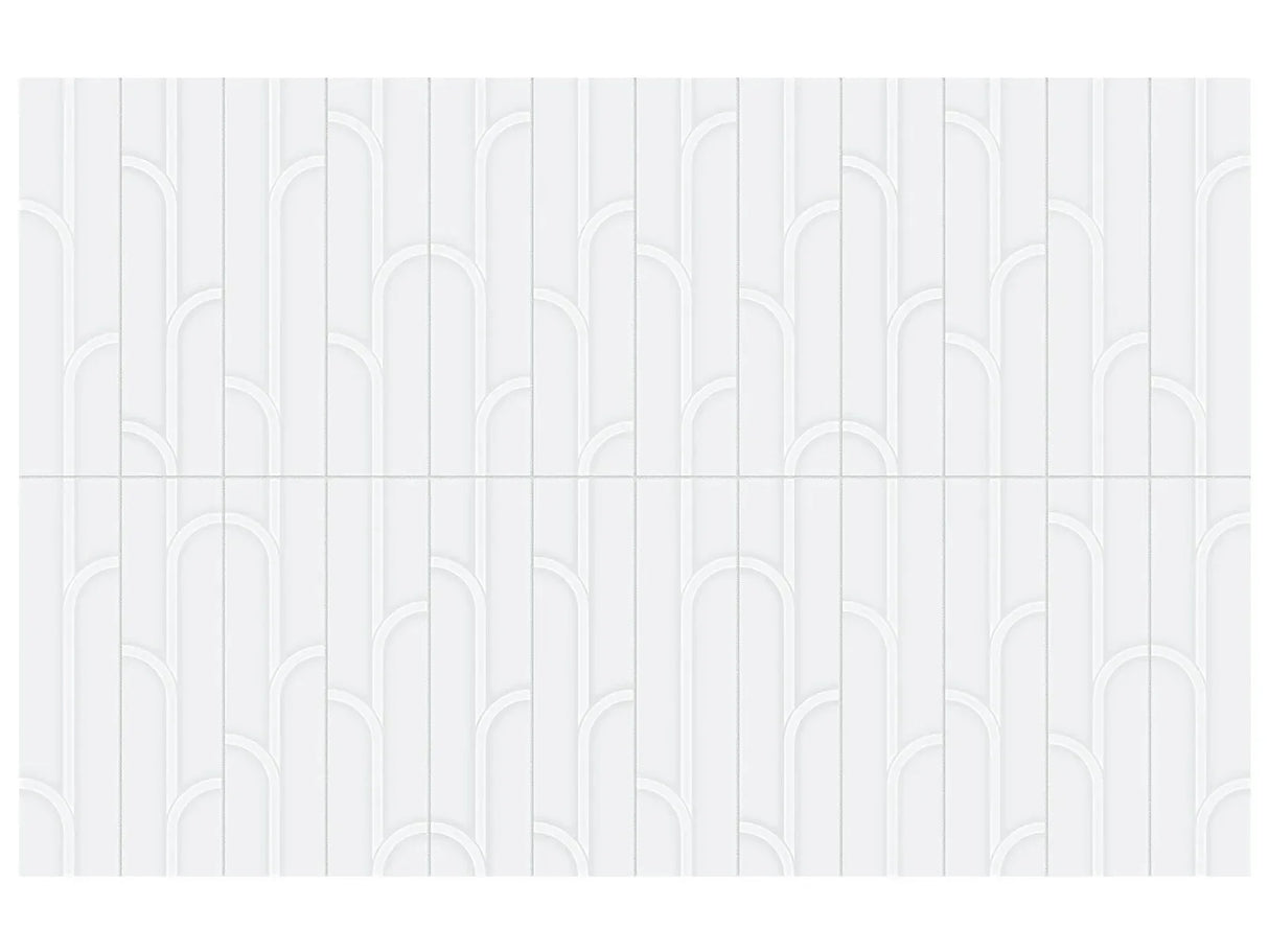 Anatolia Geometra 3X12 Ivy Powder Glossy Ceramic Wall Tile 4000-0303-0 Powder Ivy 3x12 - premium natural stone mosaic tile from Anatolia Tile, available at PoshHaus showroom in Keene, NH