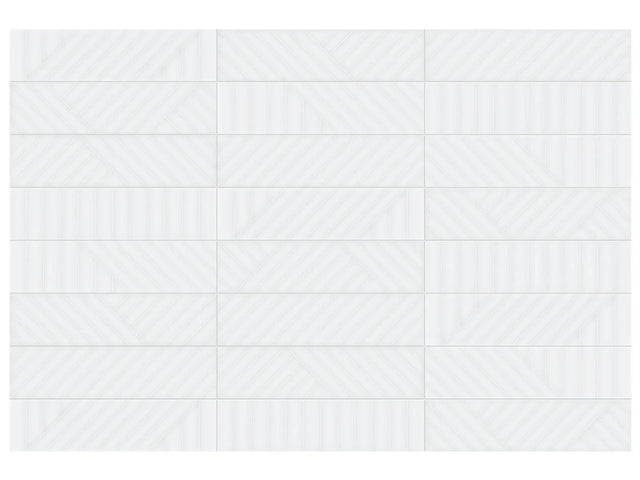Anatolia Geometra 3X12 Maze Powder Glossy Ceramic Wall Tile 4000-0314-0 Powder Maze 3x12 - premium natural stone mosaic tile from Anatolia Tile, available at PoshHaus showroom in Keene, NH