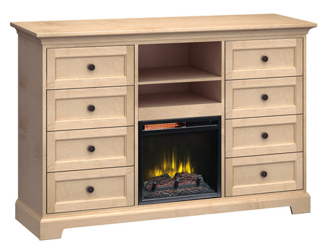 Howard Miller 63" Wide / 41" Extra Tall Fireplace Console FT63G