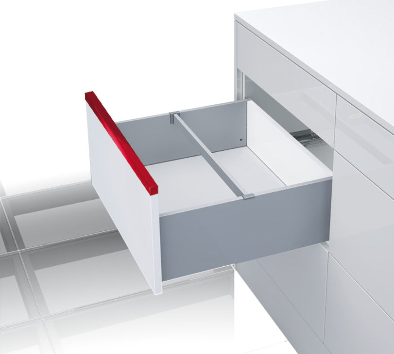Häfele 550.46.380 Grass - Cross Divider Rail Cut-to-Length, for Vionaro Drawer Systems, Graphite
