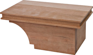 Häfele 634.29.022 Cabinet Foot, Transitional, H x W x D: 101 x 216 x 124 mm (4" x 8 1/2" x 4 7/8"), Right, Maple
