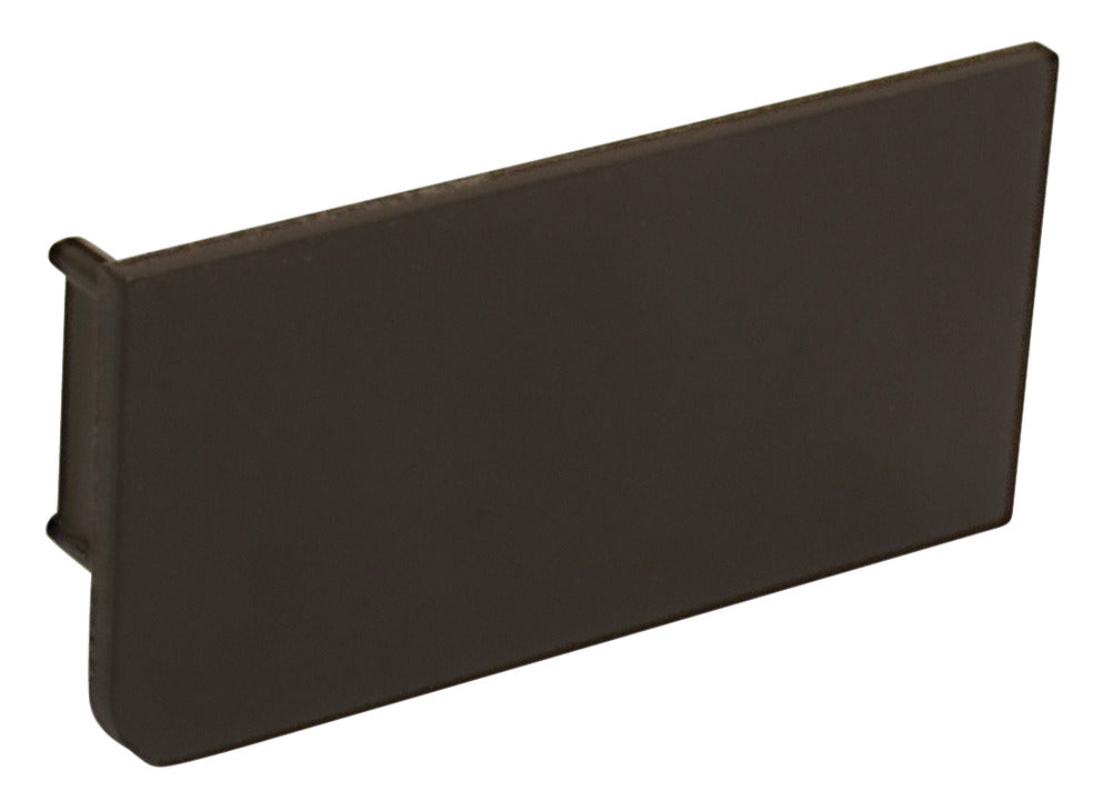 Häfele 126.63.030 L-Cap, Venice, Rectangle, Plastic, Right, dark bronze