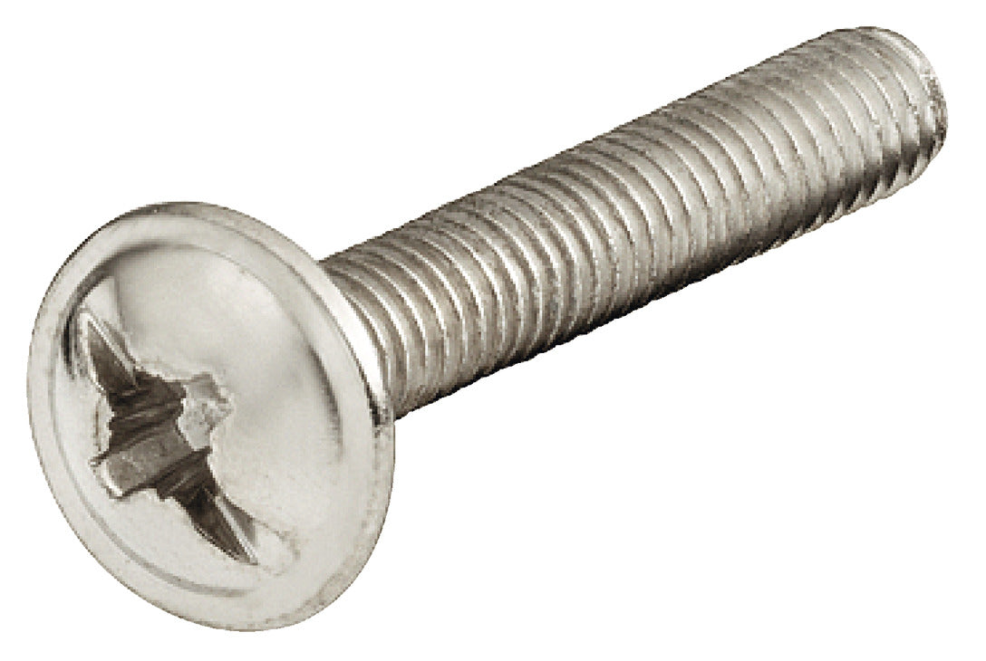 Häfele 022.35.750 Modified Truss Head Screw, M4, Combination Cross/Slot Drive, Steel, Length: 75 mm (3")