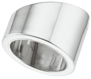Häfele 833.72.833 Housing for LED light, Wedged, Surface Mounted, for Häfele Lighting LED 2022 12V, Monochrome, drill hole Ø: 26 mm (1"), Polished chrome