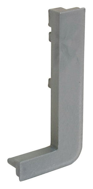 Häfele 126.63.020 L-Cap, Venice, Vertical, Plastic, Right, matte aluminum