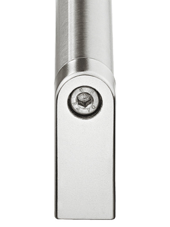 Häfele 104.74.061 Pull, ⌀ (9/16") 14 mm, Stainless Steel & Zinc, 96 mm (3 3/4") CTC