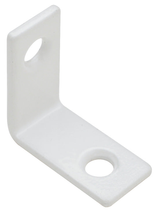 Häfele 260.35.740 Angle Bracket, Epoxy Coated, 27 x 27 x 15 mm, steel, White