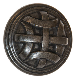 Häfele 110.93.992 Knob, Keystone, Zinc, satin pewter