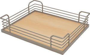 Häfele 546.65.802 Back Frame Tray Set, for Tandem Pantry, Arena Plus, Champagne/Maple, width 17 7/8"