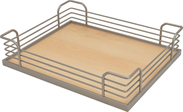 Häfele 546.65.802 Back Frame Tray Set, for Tandem Pantry, Arena Plus, Champagne/Maple, width 17 7/8"