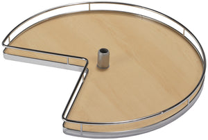 Häfele 543.34.965 Three Quarter Shelf Set, for Center Pole Mount Susan, Arena Plus, Anthracite/Anthracite, Ø28"