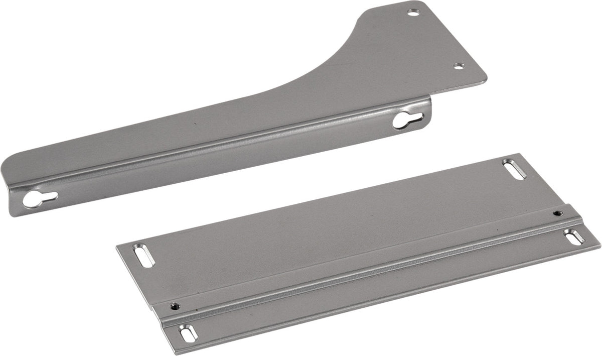 Häfele 503.11.990 KV - Optional Door Mount Bracket Kit, for Pull-Out Units, Frosted nickel