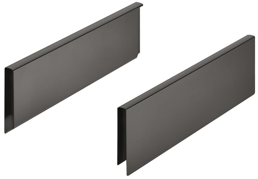 Häfele 551.60.304 Add-on Drawer Sides, Matrix Box P, For gallery railing system, Length 450 mm (17 11/16"), anthracite
