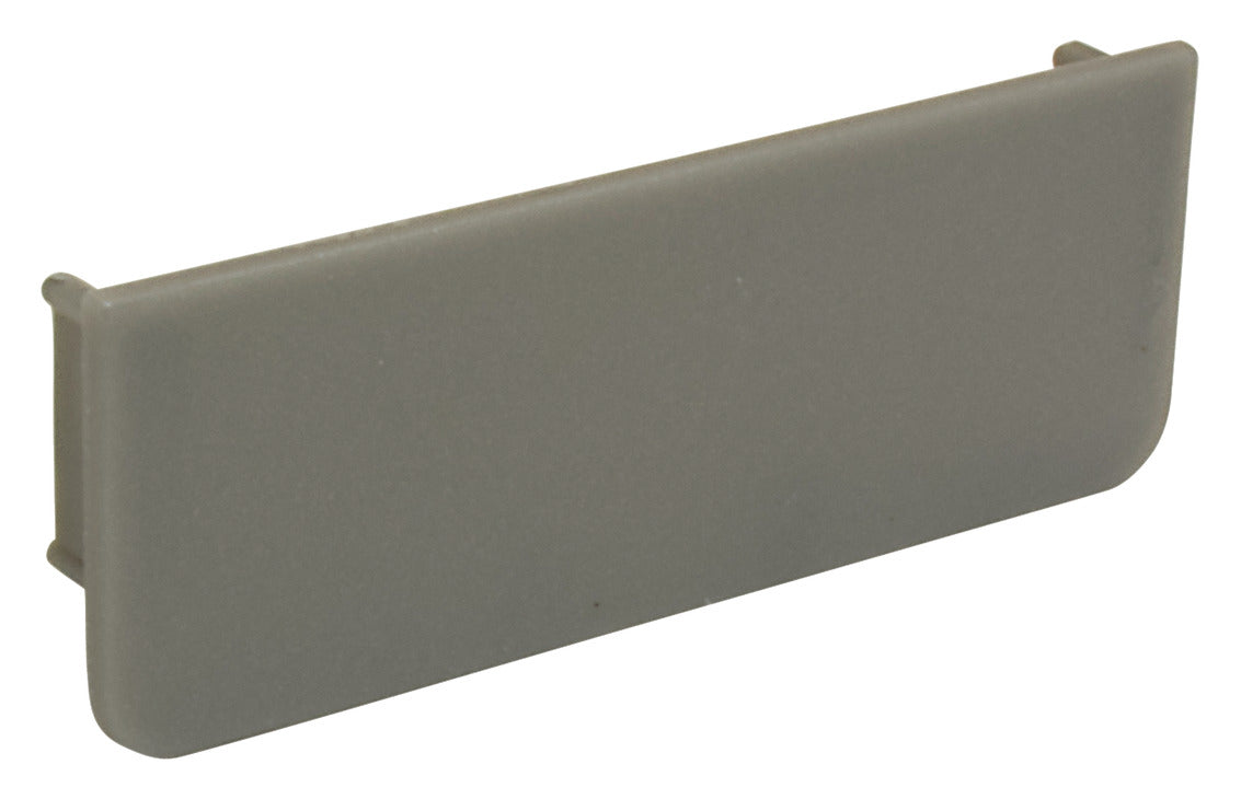 Häfele 126.63.032 C-Cap, Venice, Rectangle, Plastic, Matte aluminum