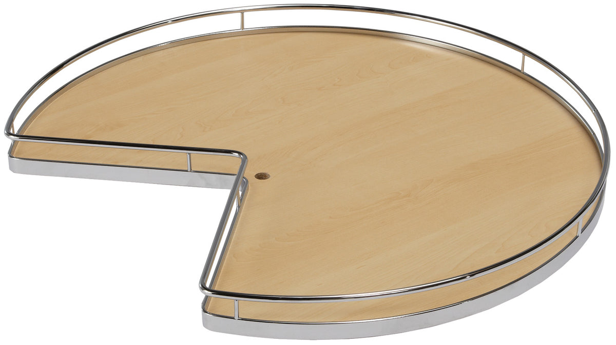 Häfele 541.06.266 Kesseböhmer - Super Susan, Three Quarter Revolving Shelf, Arena Plus, Chrome/anthracite, Ø28"