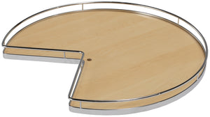 Häfele 541.06.266 Kesseböhmer - Super Susan, Three Quarter Revolving Shelf, Arena Plus, Chrome/anthracite, Ø28"