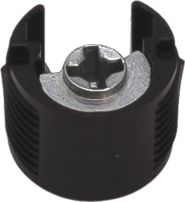 Häfele 263.64.554 Tab V Boss Insert, Plastic, With tightening element, For wood thickness: From 19 mm
