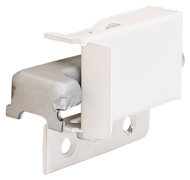 Häfele 290.02.721 Cabinet Hanger, Screw-Mounted, 440 lb. Load Capacity, 2 5/16" length, Nickel plated, left hand