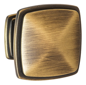 Häfele 110.93.962 Knob, Keystone, Zinc, satin pewter