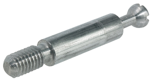 Häfele 262.27.941 Connecting Bolt, Minifix® S100, with thread M6, Bolt hole 8 mm, bolt head Ø 7 mm, Drilling distance B: 24 mm, galvanized, thread length L: 12 mm