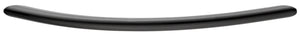 Häfele 155.00.881 Bow Pull, Ø (3/8") 10 mm, Steel, Dim. A: 148 mm (5 13/16"), dim. B: 30 mm (1 3/16"), dim. C: 128 mm (5 1/16"), Matte black