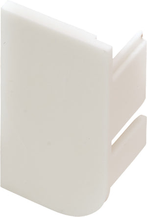 Häfele 126.37.978 L-Profile End Cap, Passages, Plastic, White, left hand