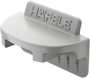 Häfele 260.09.560 Rear Panel Connector, Ixconnect RPC G 13/20, gray plastic, For wood thickness: From 12 mm (1/2")