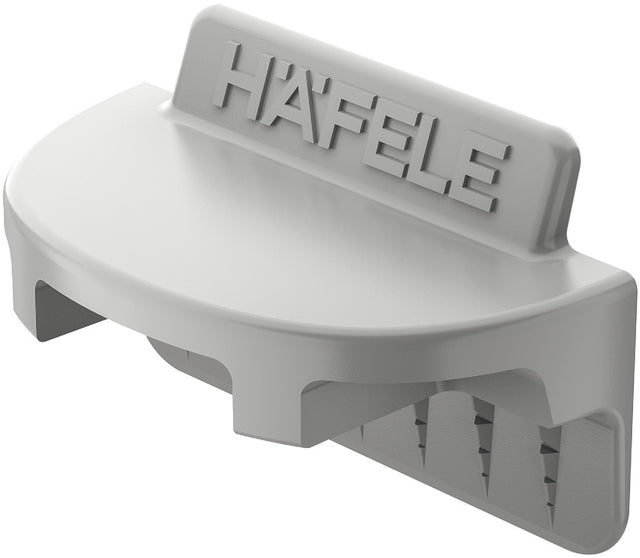 Häfele 260.09.560 Rear Panel Connector, Ixconnect RPC G 13/20, gray plastic, For wood thickness: From 12 mm (1/2")