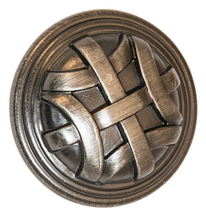 Häfele 110.93.492 Knob, Keystone, Zinc, antique satin brass