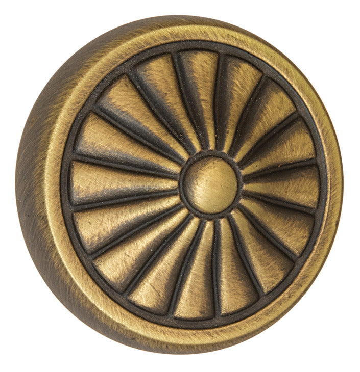 Häfele 110.93.682 Knob, Keystone, Zinc, satin nickel