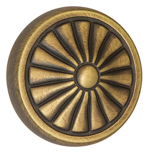 Häfele 110.93.682 Knob, Keystone, Zinc, satin nickel