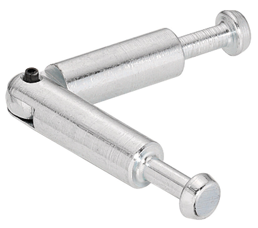 Häfele 262.87.951 Mitre-Joint Connector, Maxifix system, with joint, for twin mounting, Bolt length: 88 mm