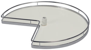 Häfele 541.11.113 Three Quarter Shelf Set, for Center Pole Mount Susan, Arena Plus, Chrome/Maple, Ø32"