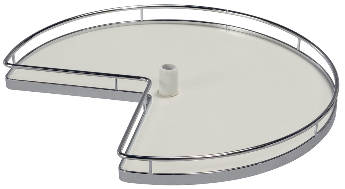 Häfele 543.34.965 Three Quarter Shelf Set, for Center Pole Mount Susan, Arena Plus, Anthracite/Anthracite, Ø28"