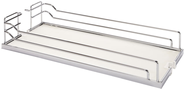 Häfele 546.63.216 Tray Set, for Dispensa Pantry or Dispensa BPO, Arena Style, Chrome/white, width 20", 2 trays