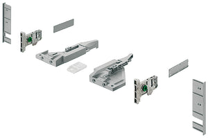 Häfele 550.47.760 Grass - Front Panel Kits, Vionaro, Side Height: (3 1/2") 89 mm, For screw fixing, white