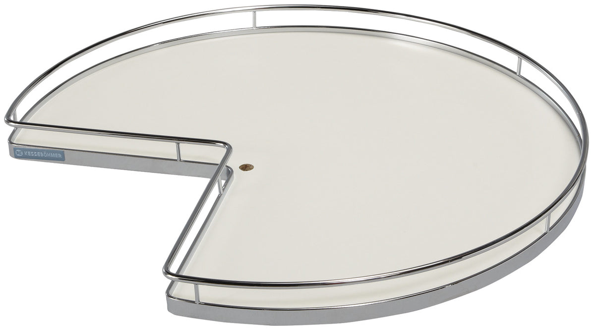 Häfele 541.06.266 Kesseböhmer - Super Susan, Three Quarter Revolving Shelf, Arena Plus, Chrome/anthracite, Ø28"