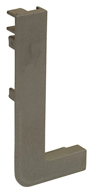 Häfele 126.63.016 L-Cap, Venice, Vertical, Plastic, Left, matte aluminum