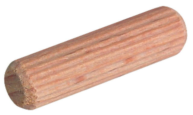 Häfele 267.80.206 Wood Dowel, Fluted, Kiln-dried hardwood, 5/16" x 1 1/4", bulk pack